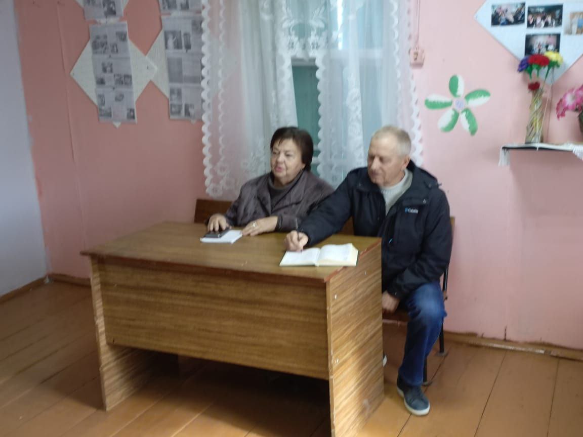 7 октября в с. Волково  состоялась встреча главы Зоркинского МО Елены Пономарёвой с  жителями села..