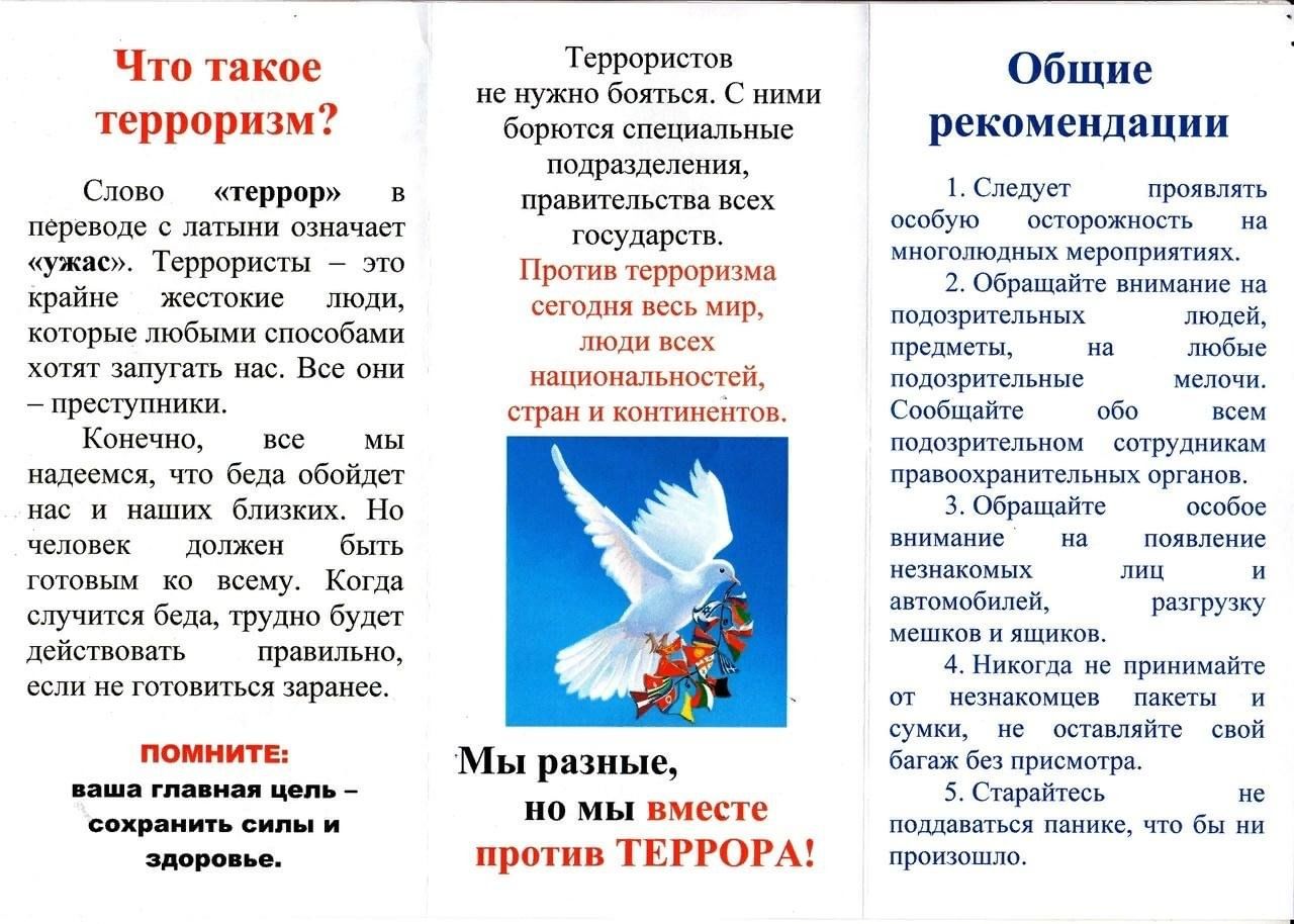 Что такое терроризм.