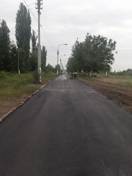 Завершён ремонт дорожного полотна по ул. Молодёжная пос. Колос..