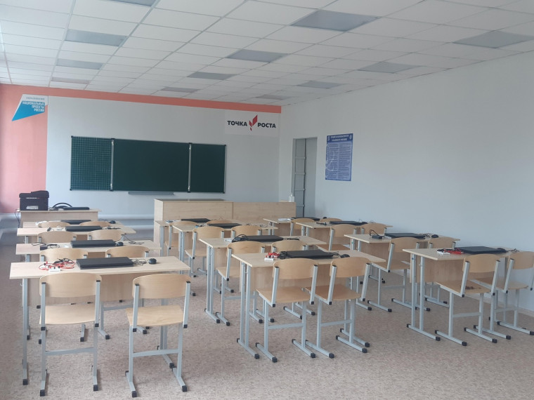 С 01.09.2023г. в МОУ - СОШ с.Зоркино благодаря национальному проекту «Образование» откроется центр «Точка роста».